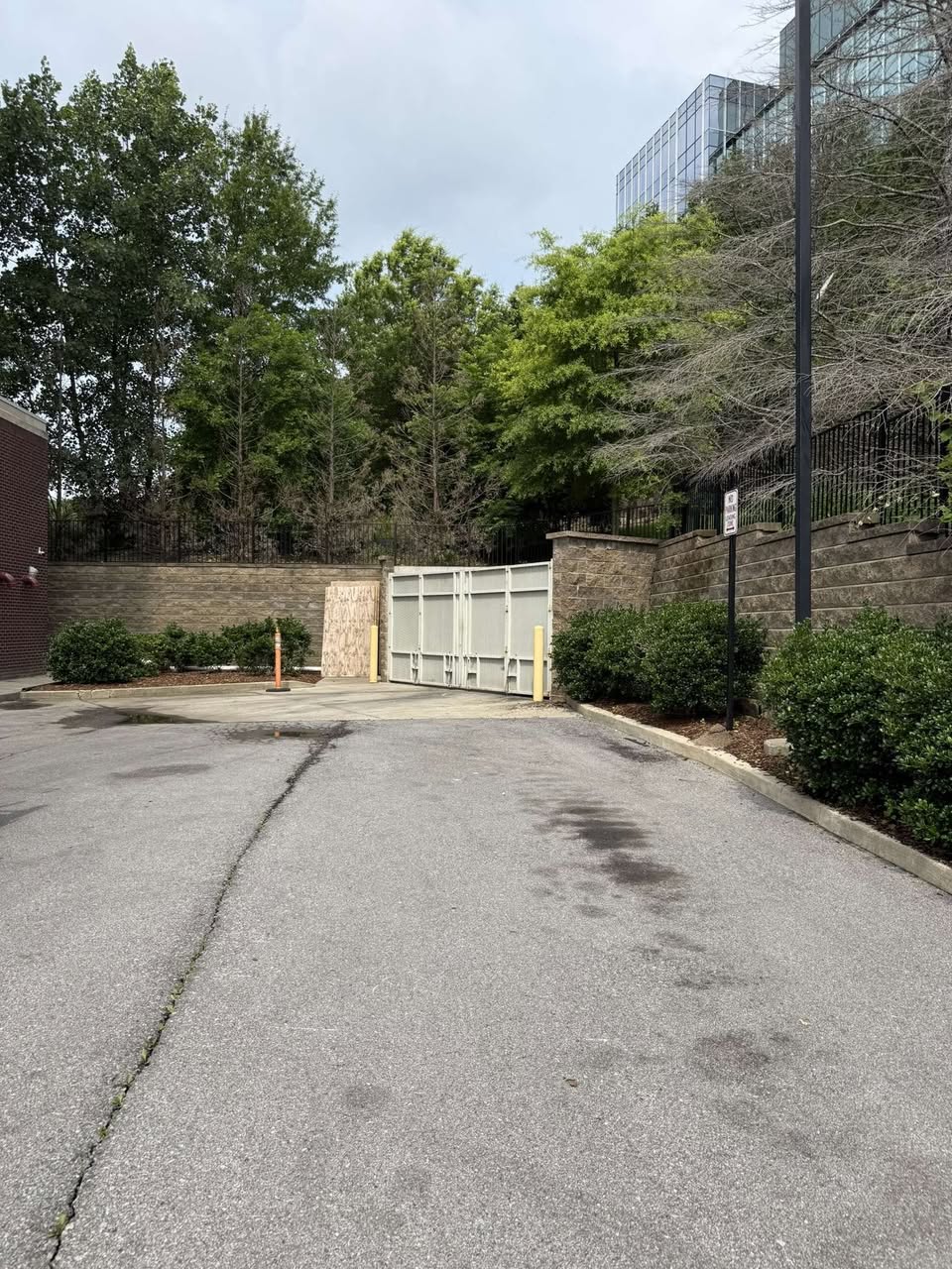 Commercial area cleared after removal