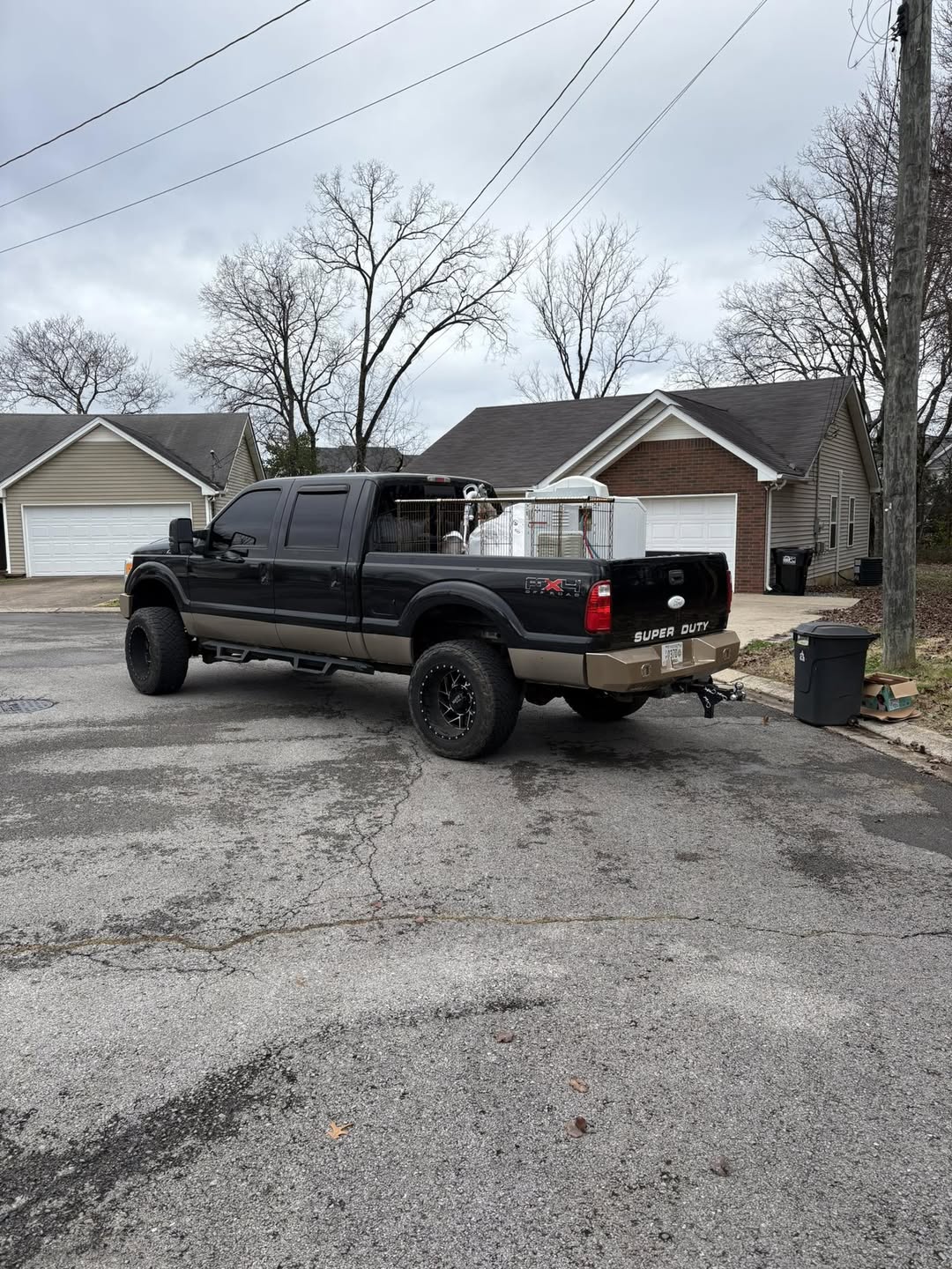 Trash Titans truck and trailer at Nissan Stadium Nashville