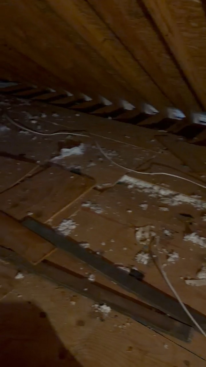 Attic after estate cleanout in Middle Tennessee