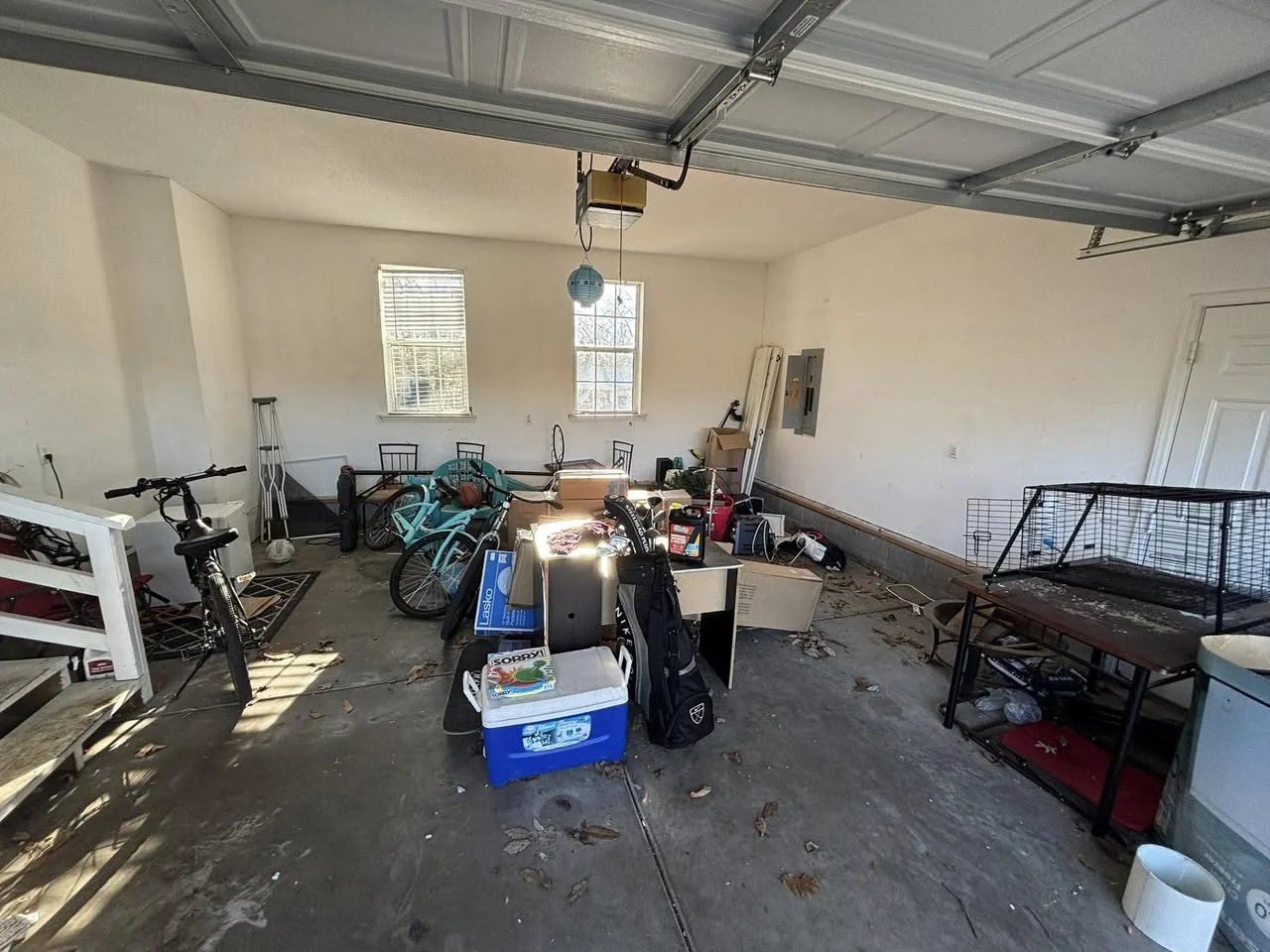 Garage before cleanout in Murfreesboro TN